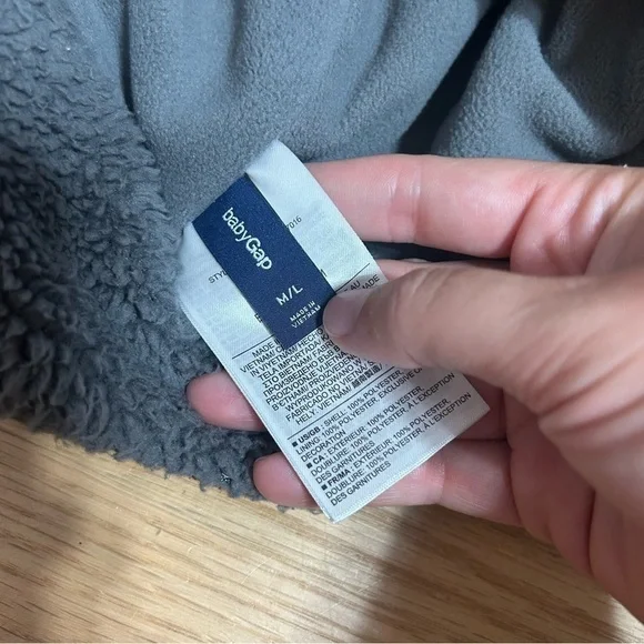 Baby Gap Blue Fleece Trapper Winter Hat M/L Kids Boys Toddler - Picture 5 of 5